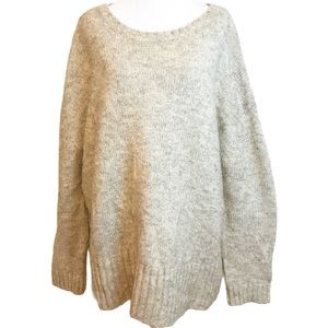 Cotton On Wool Knot Cream Chunky Oversized Sweater
